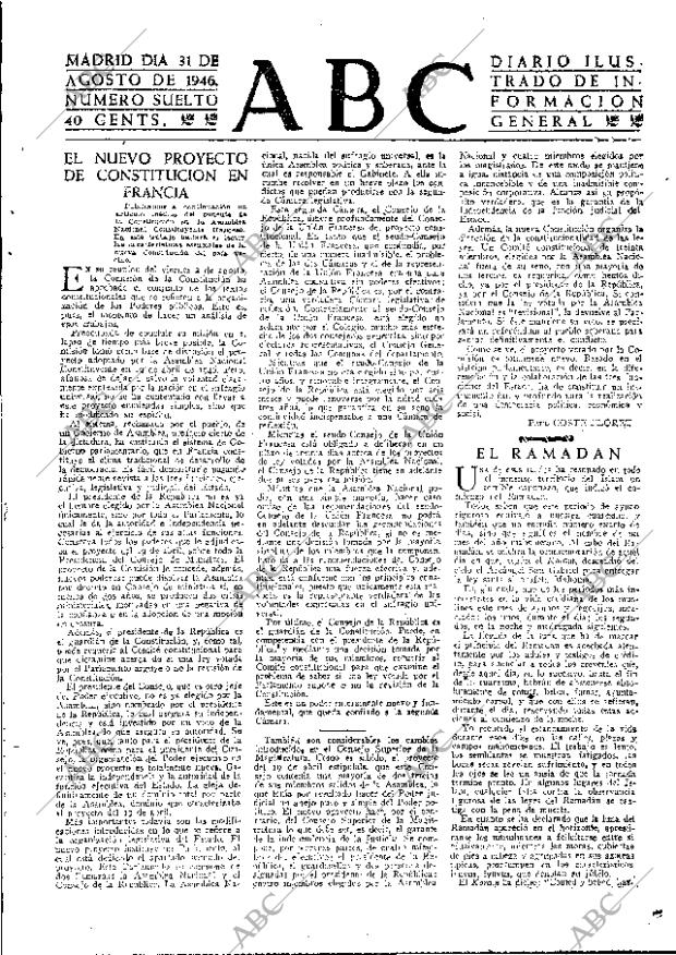 ABC MADRID 31-08-1946 página 3