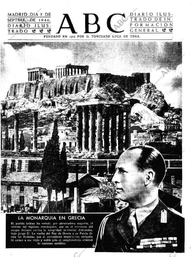 ABC MADRID 05-09-1946 página 1