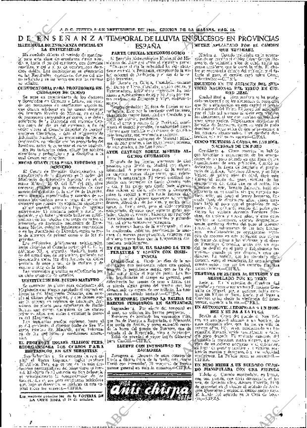 ABC MADRID 05-09-1946 página 14