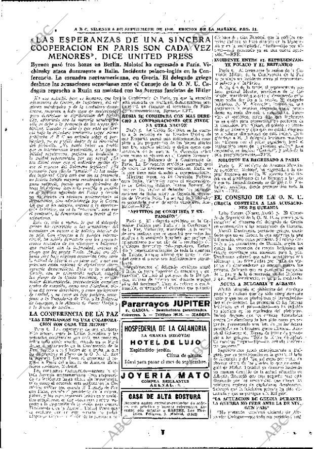 ABC MADRID 06-09-1946 página 11