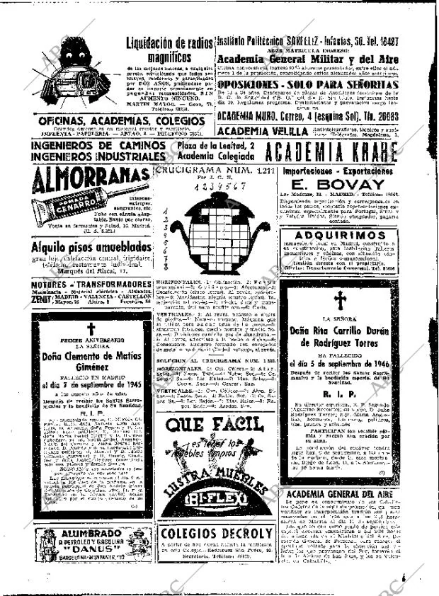 ABC MADRID 06-09-1946 página 2