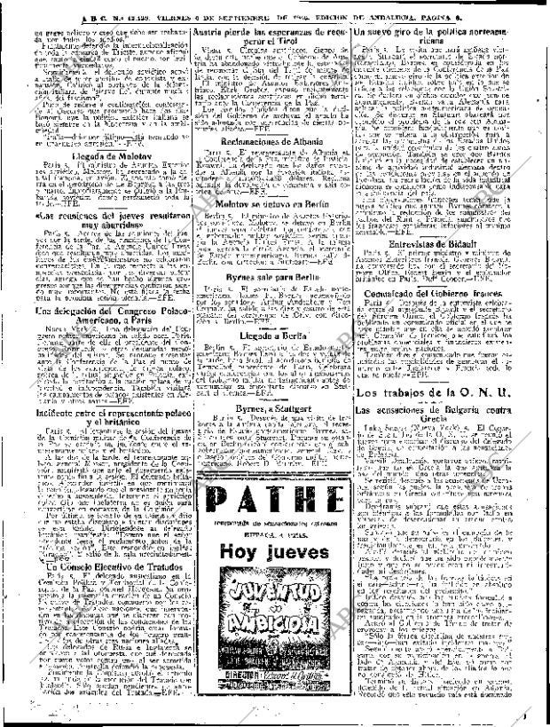 ABC SEVILLA 06-09-1946 página 8
