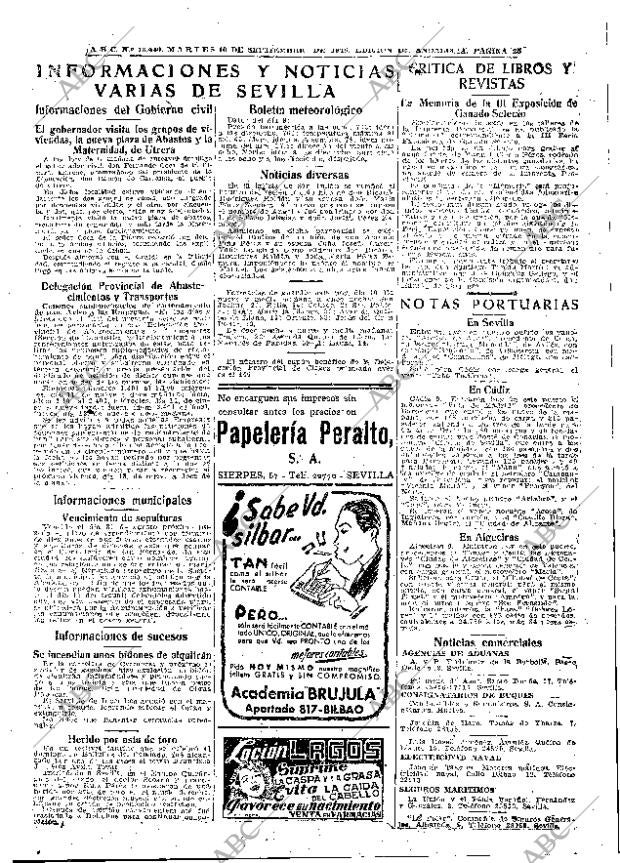 ABC SEVILLA 10-09-1946 página 25