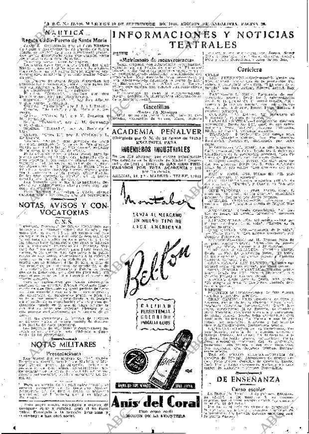 ABC SEVILLA 10-09-1946 página 29