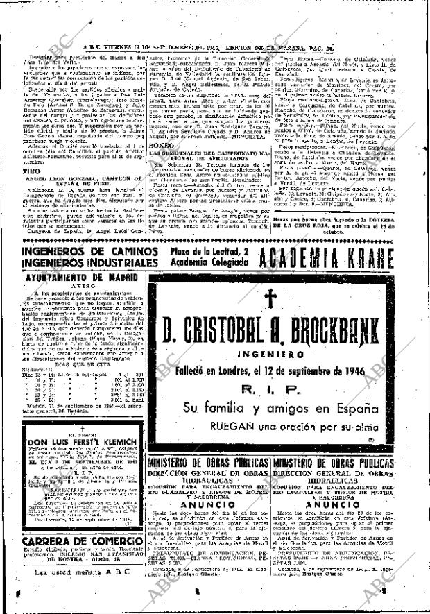 ABC MADRID 13-09-1946 página 20