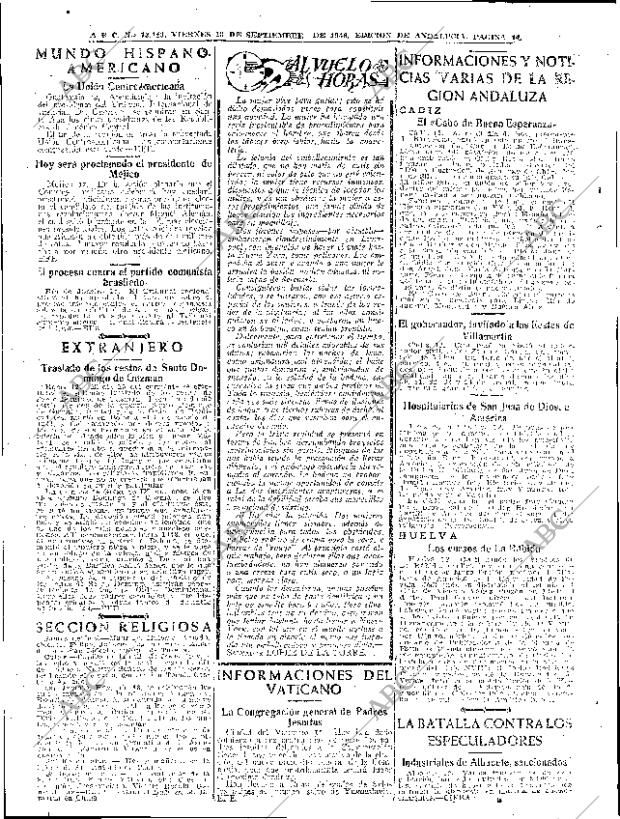 ABC SEVILLA 13-09-1946 página 14