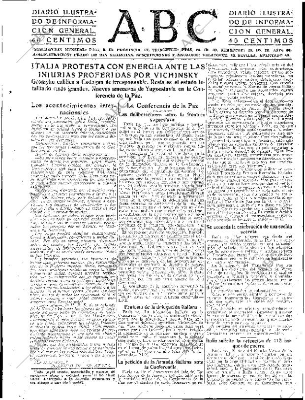 ABC SEVILLA 13-09-1946 página 7