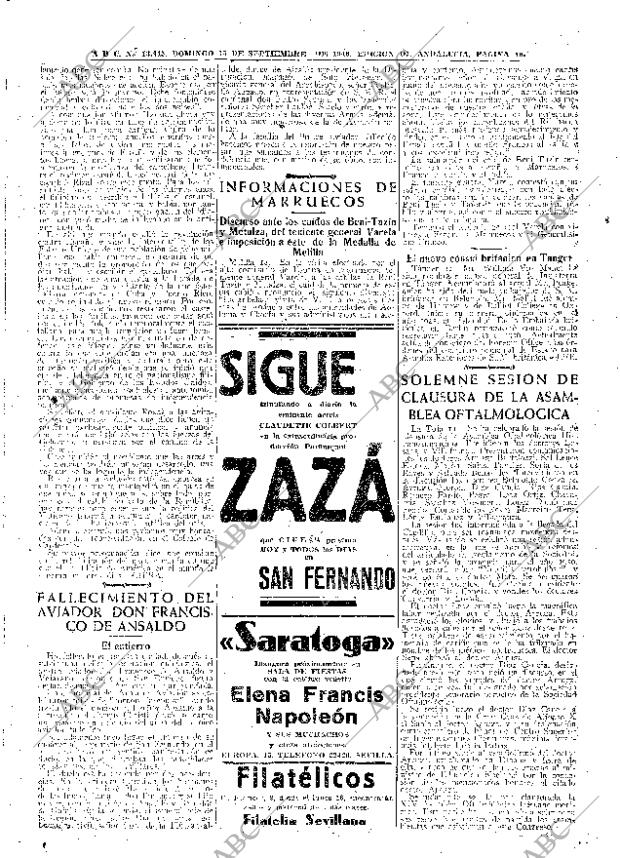 ABC SEVILLA 15-09-1946 página 16