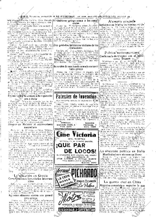 ABC SEVILLA 15-09-1946 página 18