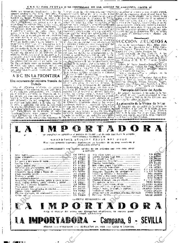 ABC SEVILLA 19-09-1946 página 14