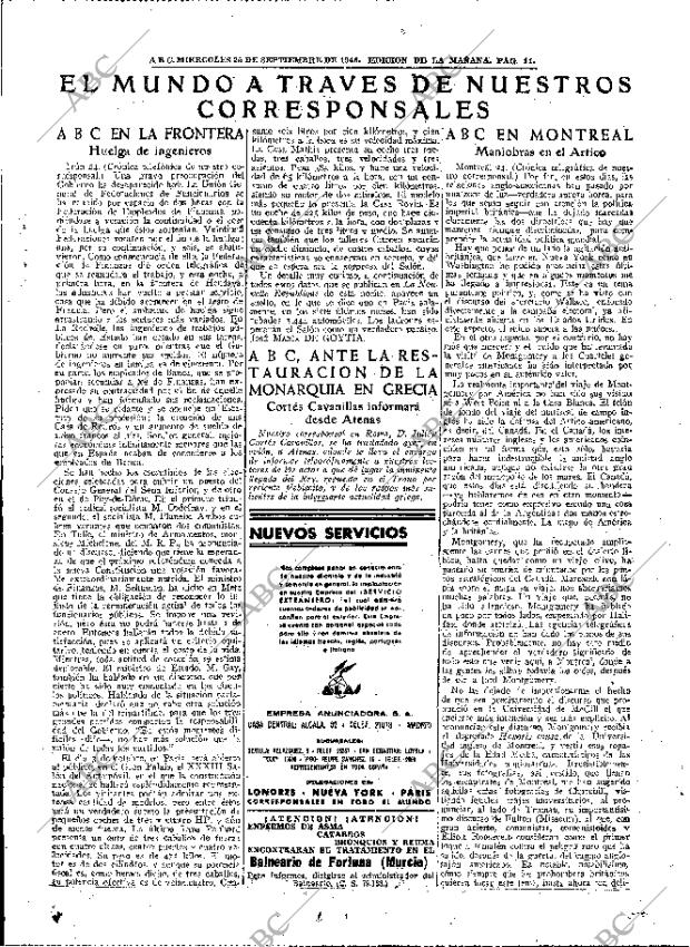 ABC MADRID 25-09-1946 página 11