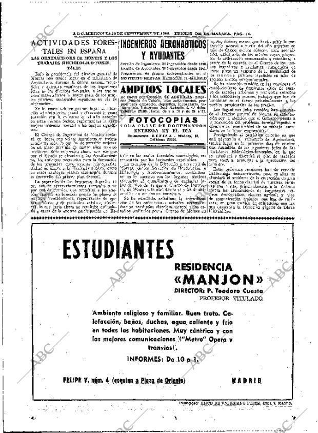 ABC MADRID 25-09-1946 página 14