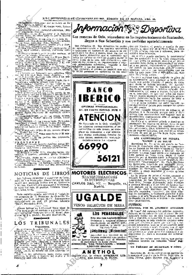ABC MADRID 25-09-1946 página 21