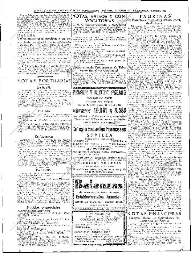 ABC SEVILLA 26-09-1946 página 14