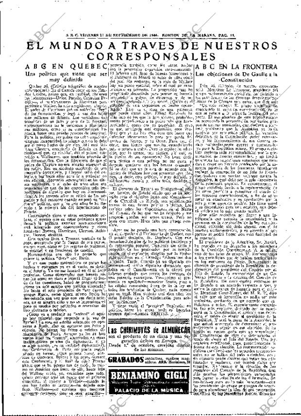 ABC MADRID 27-09-1946 página 11