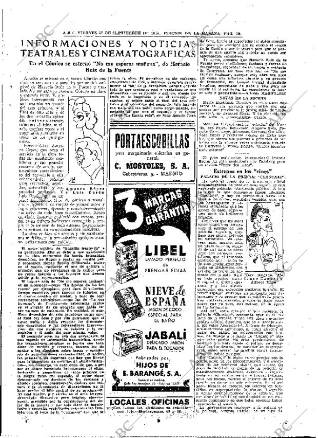 ABC MADRID 27-09-1946 página 19