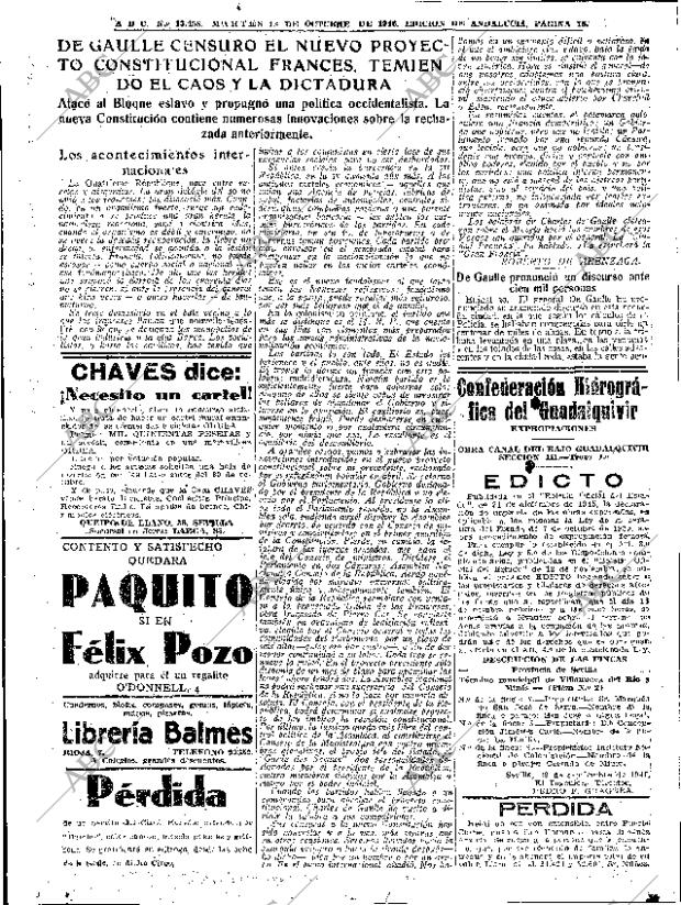 ABC SEVILLA 01-10-1946 página 16