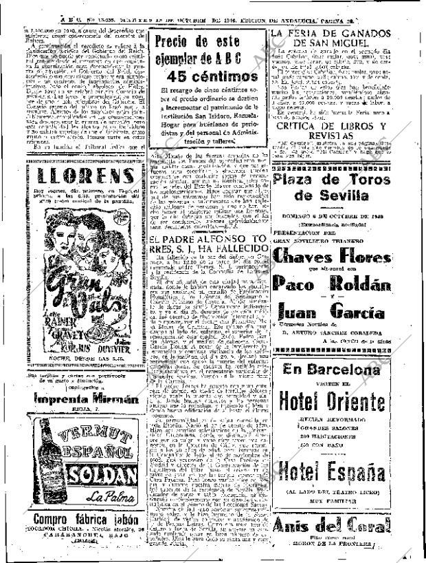 ABC SEVILLA 01-10-1946 página 20