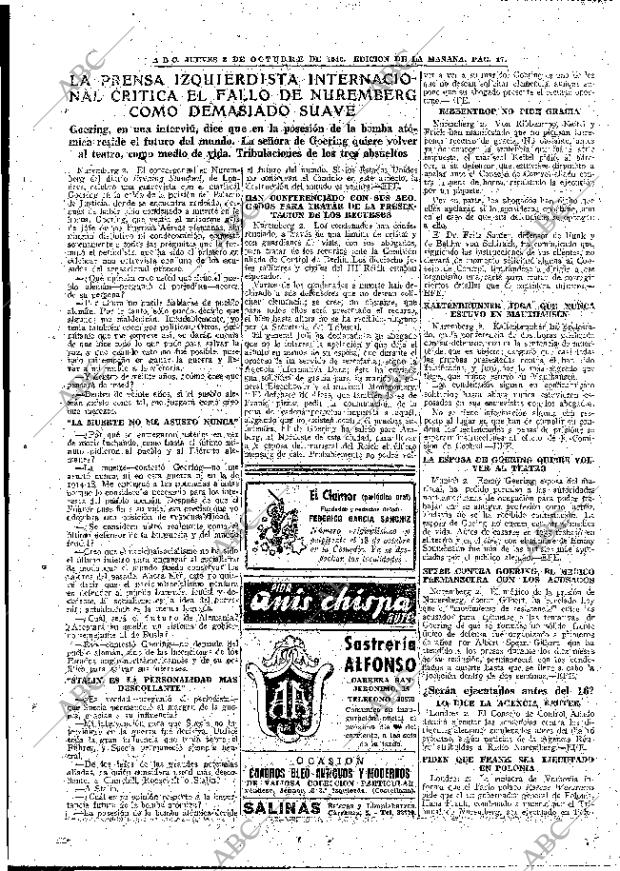 ABC MADRID 03-10-1946 página 17