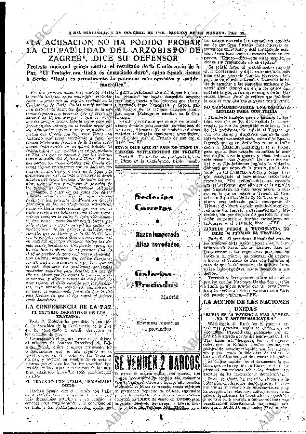 ABC MADRID 09-10-1946 página 15