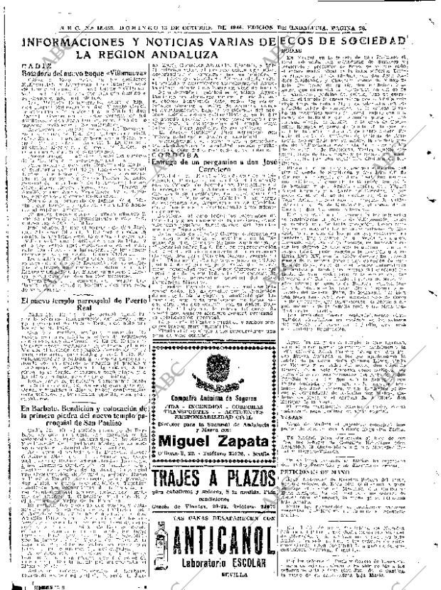 ABC SEVILLA 13-10-1946 página 22
