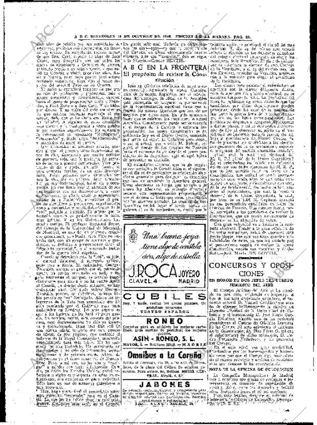 ABC MADRID 16-10-1946 página 20