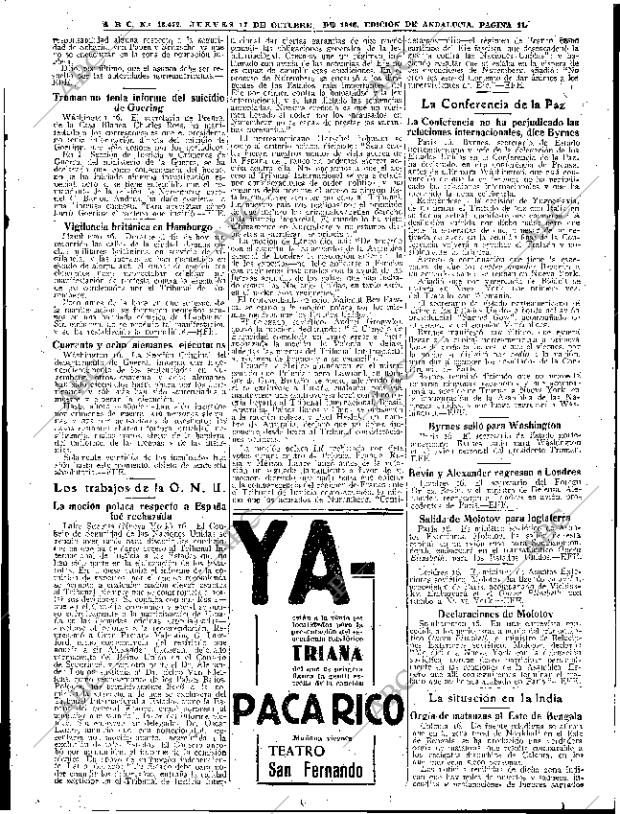 ABC SEVILLA 17-10-1946 página 11