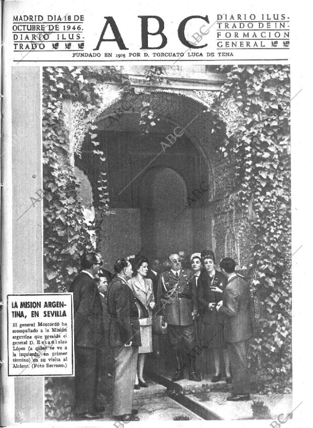 ABC MADRID 18-10-1946 página 1