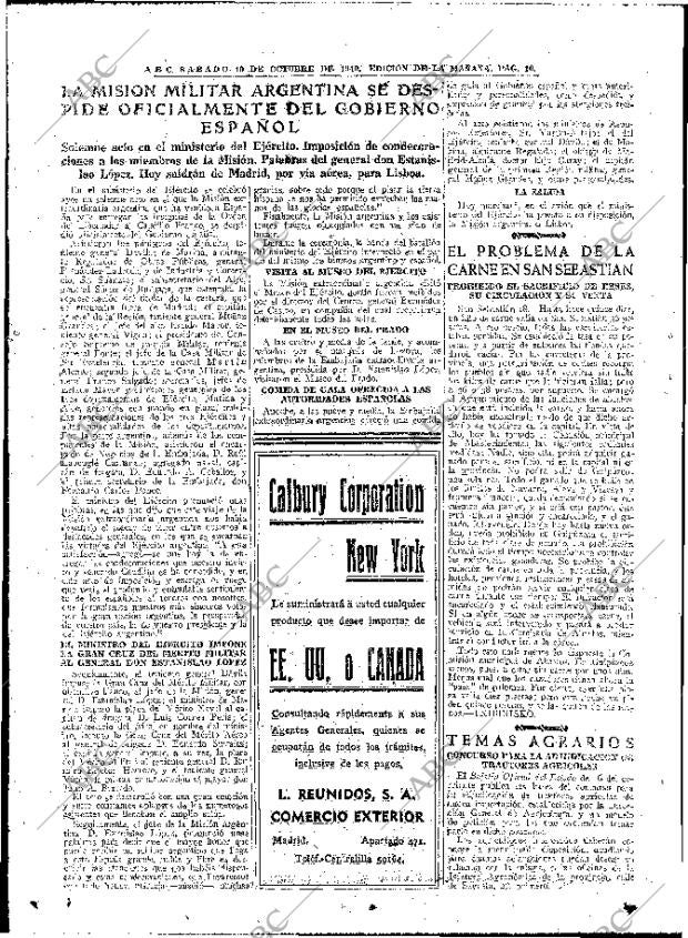ABC MADRID 19-10-1946 página 16