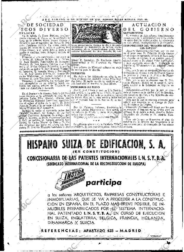 ABC MADRID 19-10-1946 página 18