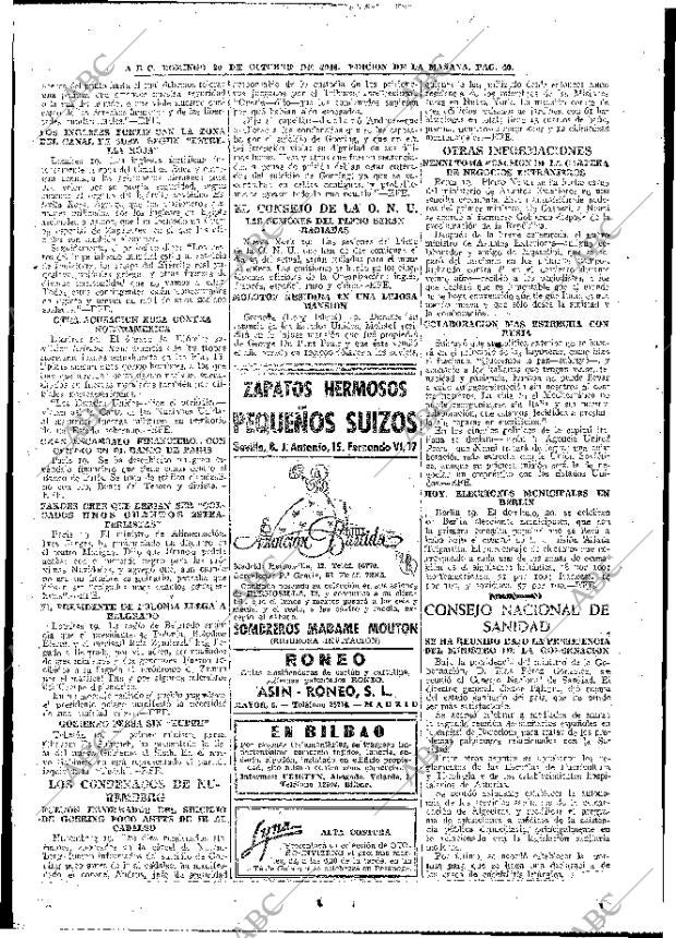 ABC MADRID 20-10-1946 página 40