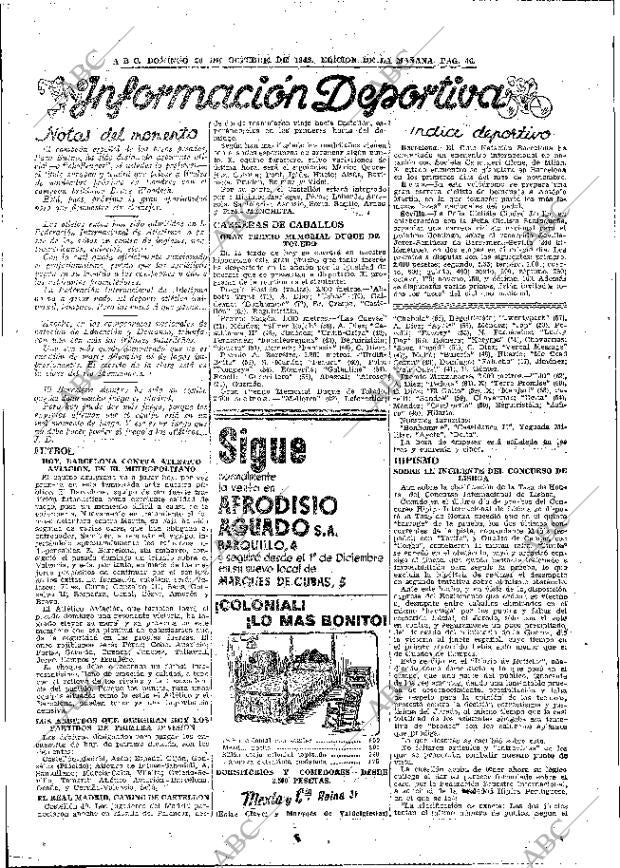 ABC MADRID 20-10-1946 página 46