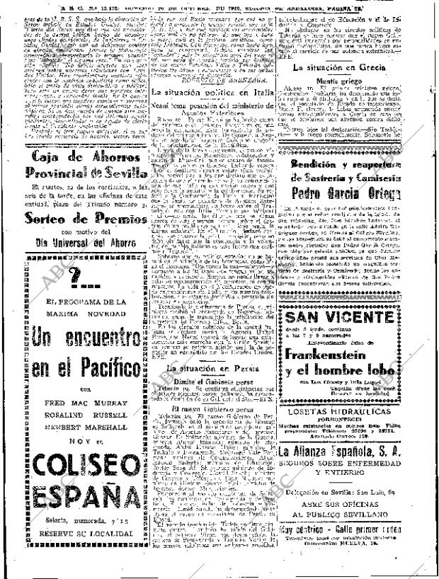 ABC SEVILLA 20-10-1946 página 16