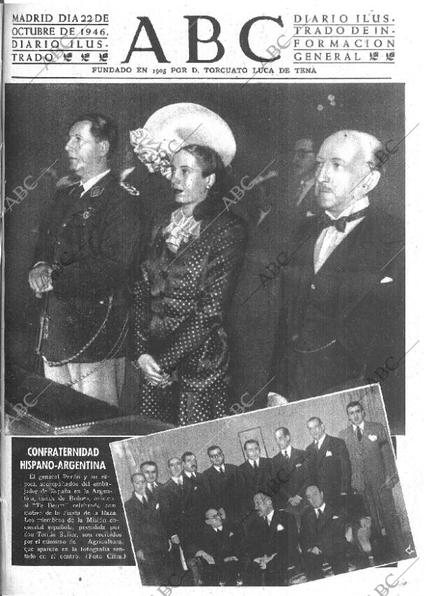 ABC MADRID 22-10-1946 página 1