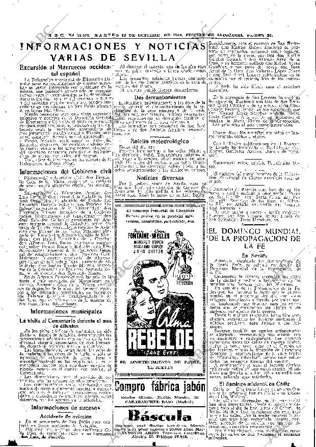 ABC SEVILLA 22-10-1946 página 21