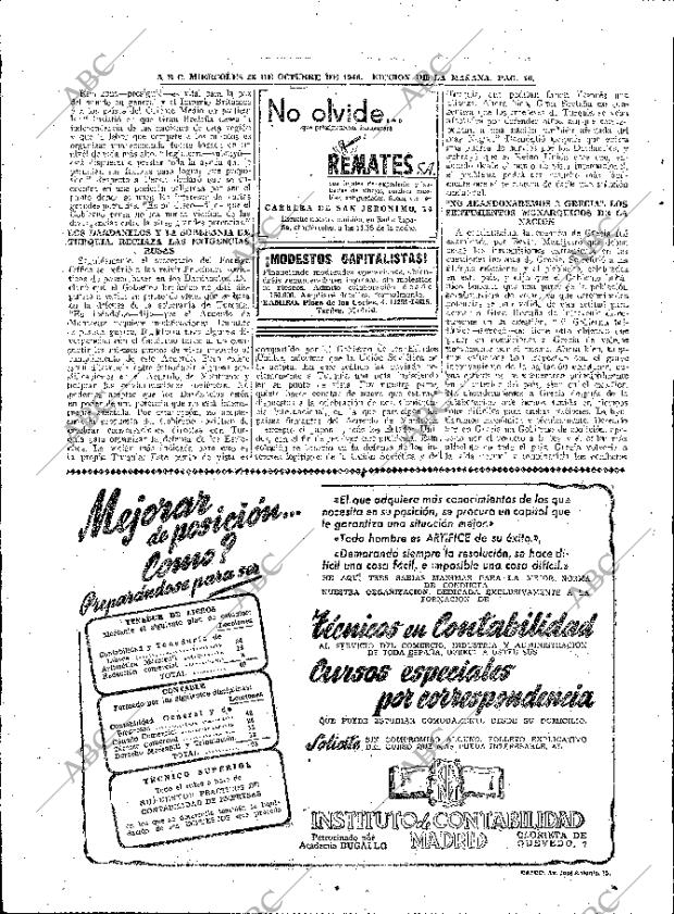 ABC MADRID 23-10-1946 página 16