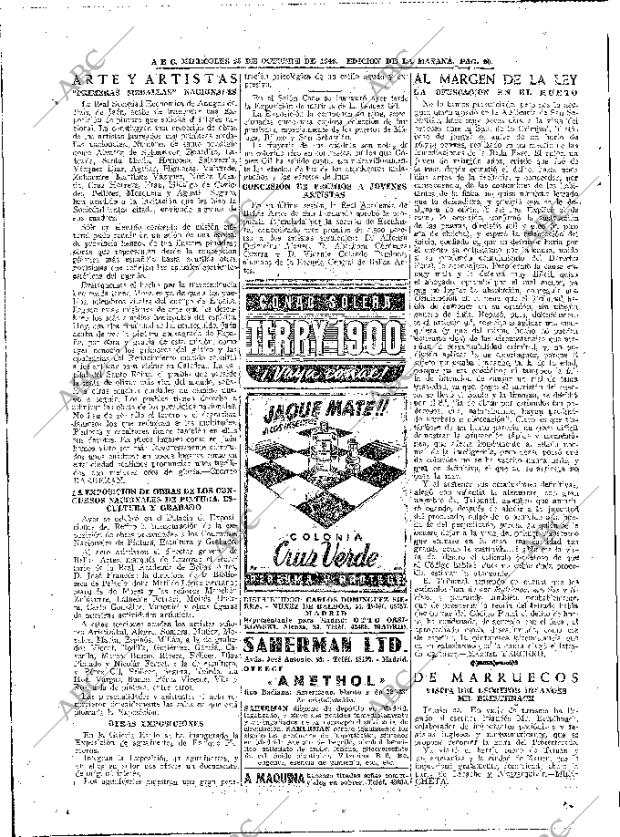 ABC MADRID 23-10-1946 página 20