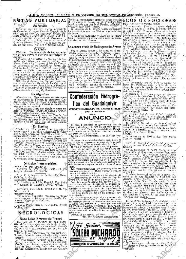 ABC SEVILLA 24-10-1946 página 16