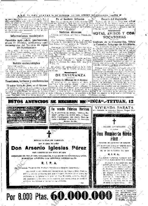 ABC SEVILLA 24-10-1946 página 18