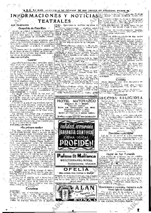 ABC SEVILLA 24-10-1946 página 21