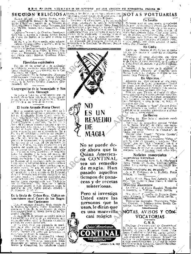 ABC SEVILLA 25-10-1946 página 19