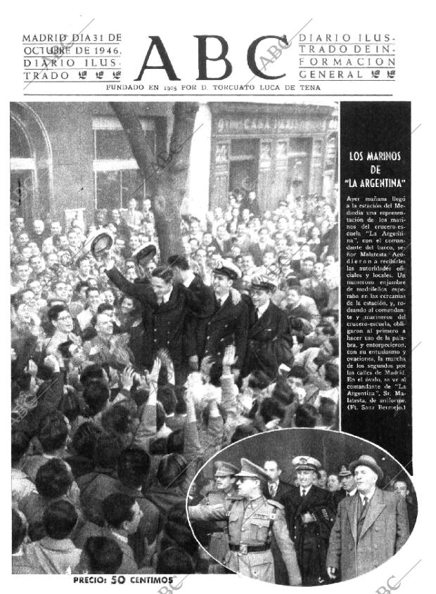ABC MADRID 31-10-1946 página 1