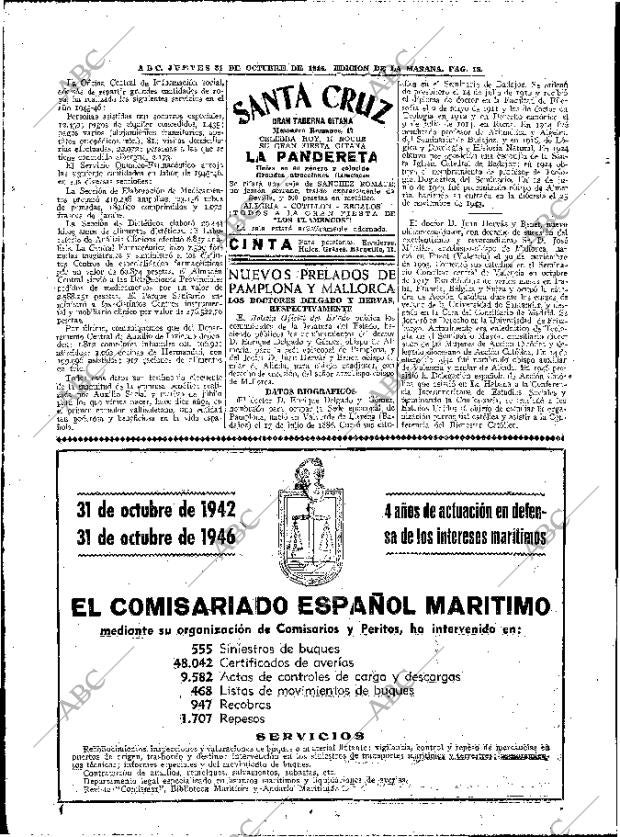 ABC MADRID 31-10-1946 página 18