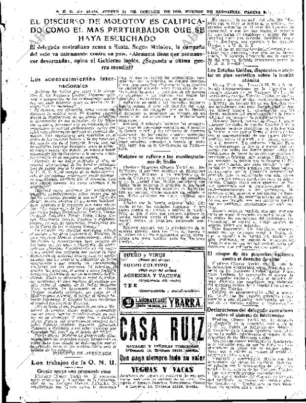 ABC SEVILLA 31-10-1946 página 9