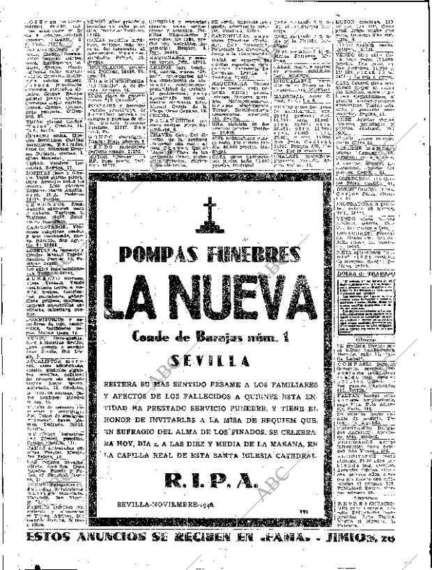 ABC SEVILLA 02-11-1946 página 22