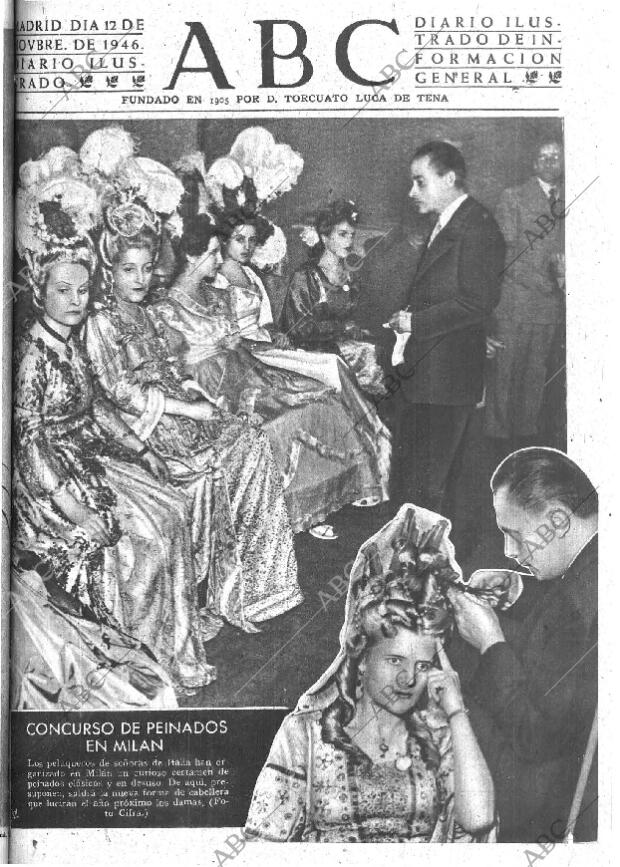 ABC MADRID 12-11-1946 página 1