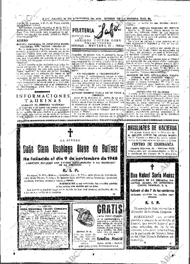 ABC MADRID 12-11-1946 página 22