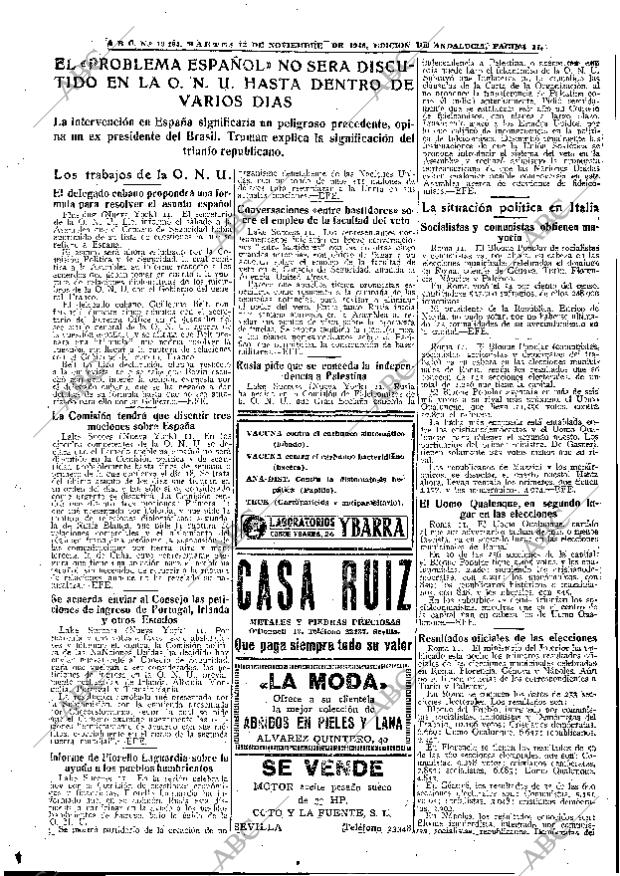 ABC SEVILLA 12-11-1946 página 17