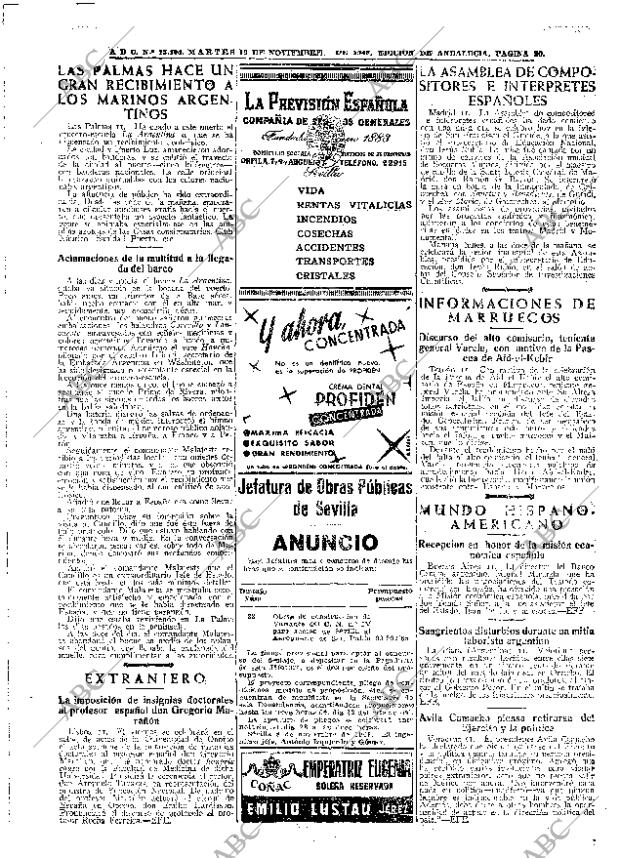 ABC SEVILLA 12-11-1946 página 20