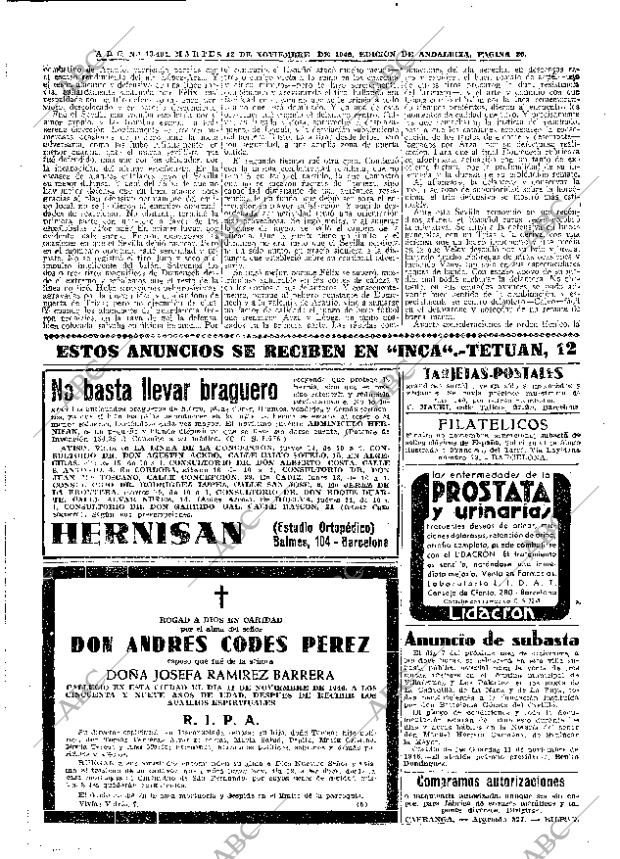 ABC SEVILLA 12-11-1946 página 26